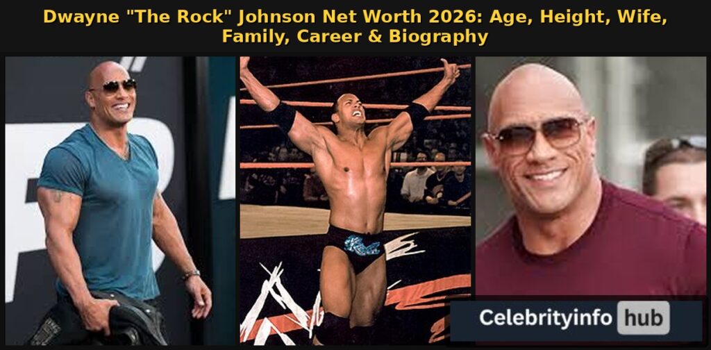Dwayne "The Rock" Johnson net worth 2026: age, height, wife, family, career & biography collage