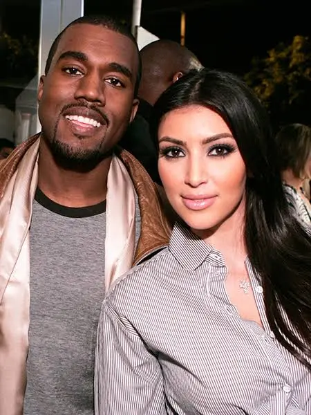 Kim Kardashian and Kanye West 